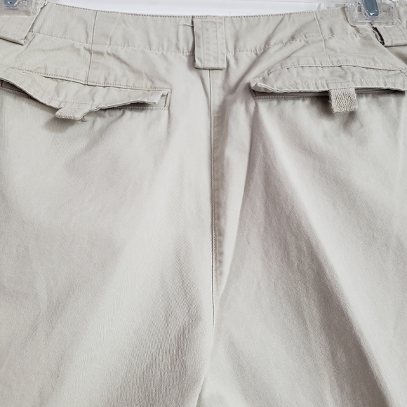 Khaki Cargo Cropped Pants - Picture 8 of 14